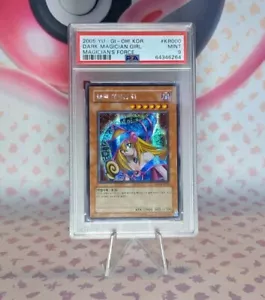 2005 YUGIOH! Korean Dark Magician Girl Magician's Force PSA 9 MINT MFC-KR000 - Picture 1 of 2