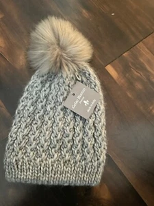 Gelso Bianca Firenze Winter Hat Made In Italy Gray With Tag New S23 - Picture 1 of 6