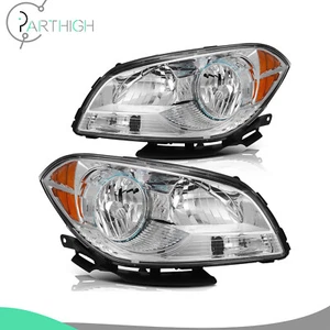 Conjunto de faros cromados izquierda+derecha para Chevy Malibu 2008-2012 - Imagen 1 de 7