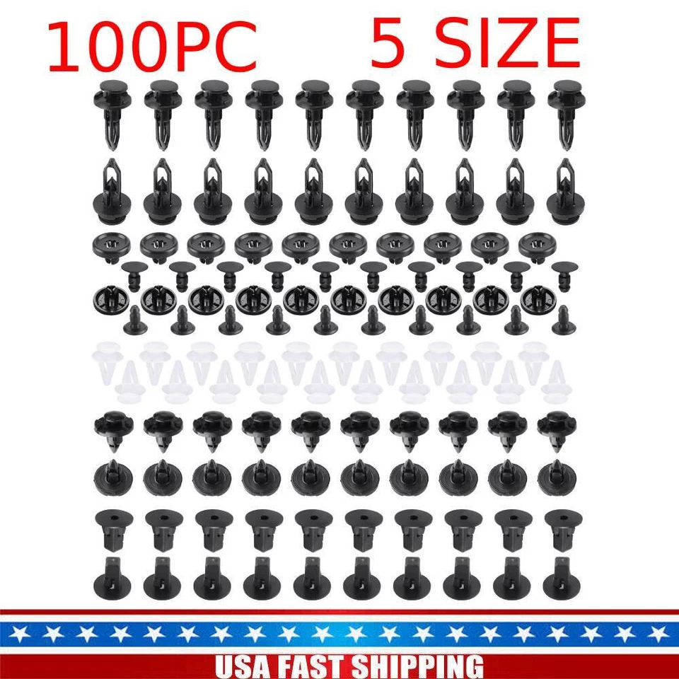 For Lexus ES300h Car Set Body Bumper Rivet Retainer Trim Molding Push Pin Clips - Image 1 of 4