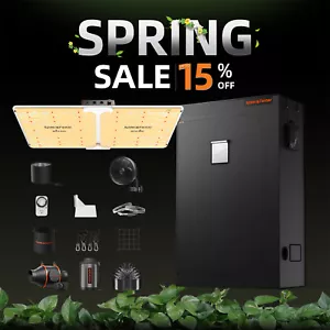 Spider Farmer SF2000 LED Grow Kits With Grow Tent+6” Clip Fan+4” Ventilation - Bild 1 von 17