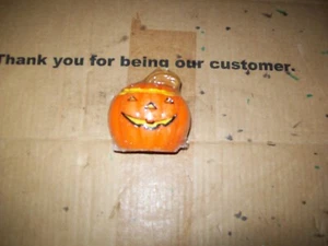 Vela de calabaza vintage Halloween Jack O linterna sellada de plástico de fábrica - Imagen 1 de 4