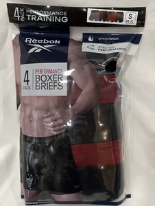 REEBOX NEU IN TASCHE 4ER-PACK BOXERSHORTS STRECTH SPEEDWICK GRÖSSE SMALL - Bild 1 von 5