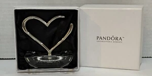 Limited Edition Pandora Unforgettable Moments Heart Ring Stand Holder In Box - Picture 1 of 4