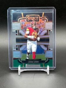 2023 Panini Select Andre Jones Black and Green Prizms Die Cut Concourse - Picture 1 of 6