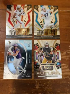 4 card insert lot 2023 Select Football 2 turbocharged select certified & future - Picture 1 of 1