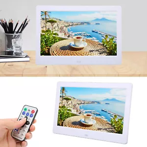 Digital Photo Frame HD 10.1 Inch 1024x600 LCD Smart Electronic Picture Frame Fit - Picture 1 of 22