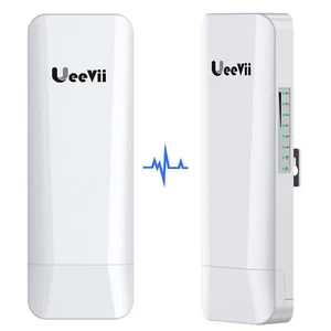 Ueevii 3KM Range Wireless Wifi Bridges 5.8G 100Mbps Point to Point Outdoor CPE - Photo 1/9