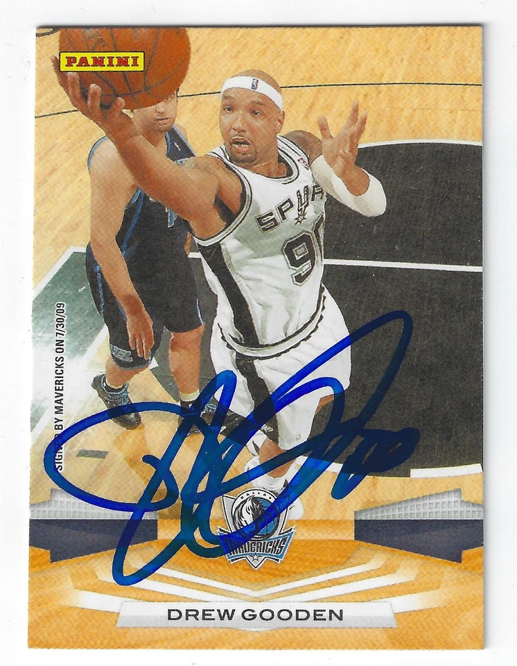 德雷夫·古登·圣安东尼奥·斯普尔斯签名卡 WIZARDS CAVALIERS 公牛队 格里兹利国王 — 第 1/1 张图片