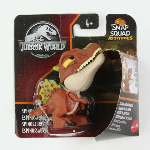Jurassic World Snap Squad Attitudes Spinosaurus Dinosaur Toy Orange & Green Cover
