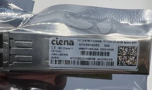 Ciena | NTK592NGE5 004 | OC-3/STM-1 CWDM 1511nm SFP Transceiver Module - Picture 1 of 3