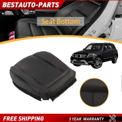 For 2008-15 Mercedes Benz GLK 250 350 SPORT Passenger Bottom Seat Cover Black - Imagem 1 de 4