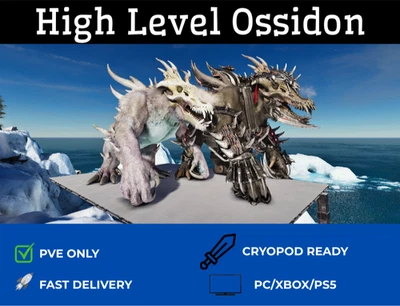 🔥ARK Survival Ascended PvE High Level Ossidon M lvl 199 PC/XBOX/PS5 ASA - Image 1 of 3