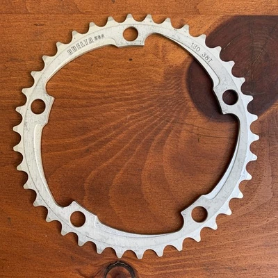 VUELTA 38t x 130mm BCD ROAD Chainring for Triple Silver USA - Image 1 of 4
