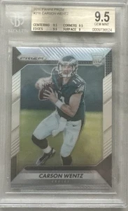 Panini Prizm Carson Goz #218 2016 plata Prizm novato RC BGS 9,5 gema ¡como nueva! - Imagen 1 de 2