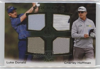 2024 SP Game Used Front 9 Dual Swatch Combos /49 Luke Donald Charley Hoffman - Image 1 of 2