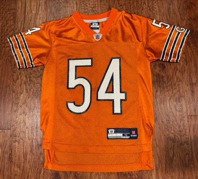 Camiseta de fútbol Brian Urlacher #54 Chicago Bears Reebok talla juvenil pequeña 8 Foto 1 de 3
