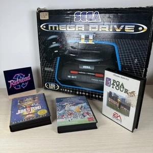 Console Sega Mega Drive 2 in scatola con 2 controller + 3 giochi + cavi retrò - Foto 1 di 24