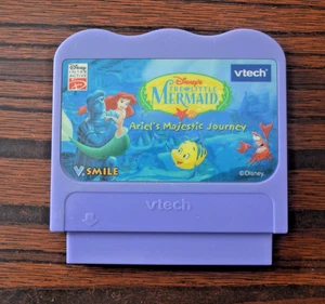 Vtech V.Smile Disney THE LITTLE MERMAID Ariel's Majestic Journey Game Cartridge - Picture 1 of 2