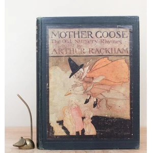 Antique First US Edition of Mother Goose Illus by Arthur Rackham HTF 1913 Ed Pub - Picture 1 of 10
