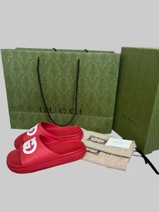 Gucci sandali in gomma con slider ad incastro g UK 6 EU 39 US 8 - Foto 1 di 6