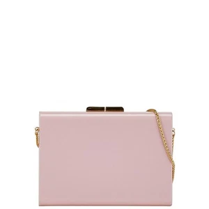 Ferragamo Salvatore Salvatore Glamorous Chain Shoulder Bag Pink Gold - Picture 1 of 9