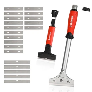 Goldblatt 2 Stück Glasschaber Set ​mit 20-teiligen Klingen - 4 Zoll Industria... - Bild 1 von 7