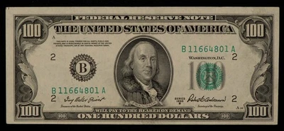 FR 2159-B $100 1950 B Federal Reserve Note US - XF+/AU - SKU-CA1553 - Image 1 of 2