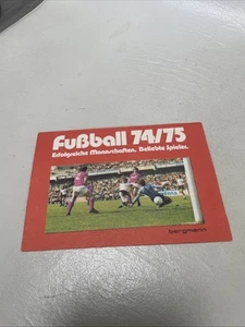 vintage bergmann german bundesliga football 74/75 empty sticker pack packet FKS - Picture 1 of 3