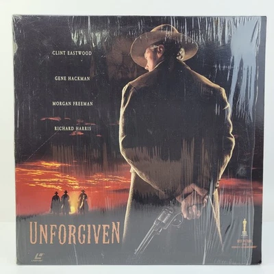 Unforgiven Laserdisc 1993 Clint Eastwood Morgan Freeman Gene Hackman - Image 1 of 3