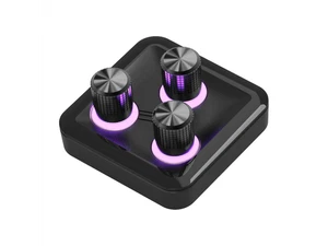 MasterHUB 3xKnob Module: Precision Control with Customizable Knobs and RGB LEDs - Picture 1 of 5