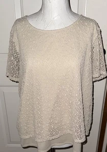 Blusa Chico Romántica Vintage Manga Corta Tela de Lujo Talla 3 - Imagen 1 de 13