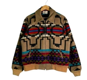 Chaqueta de Lana Azteca Pendleton De Colección Talla Mediana Country Sofisticates Hecha en EE. UU. - Imagen 1 de 10