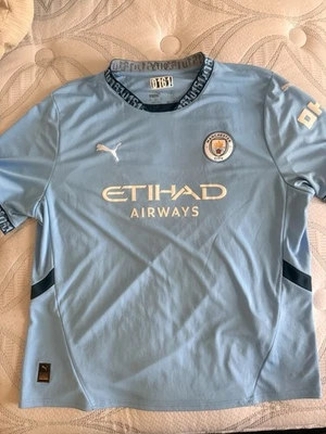 PUMA Manchester City 24/25 Home Jersey Adult Size XXL Blue - Image 1 of 4
