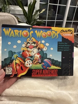 Wario’s Woods Super Nintendo Nuevo En Caja Paquete ¡Increíble! Foto 1 de 4