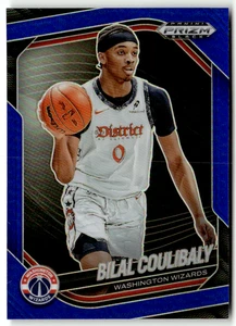 2024-25 Panini Prizm Black NBA No. 147 Bilal Coulibaly Blue Prizm 7/199 - Bild 1 von 2