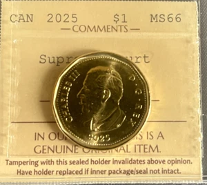 Canada - 1 Dollar - 2025 - Supreme Court ; Colour - ICCS Certified - MS-66 - Picture 1 of 3
