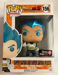 NEW! Funko Pop! Dragon Ball Z Super Saiyan God Super Saiyan Vegeta 156 Gamestop - Picture 1 of 6