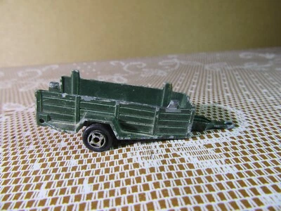 870Y Vintage Majorette Francia Rimorchio Verde 1 Assale 1:64 Epave - Immagine 1 di 4