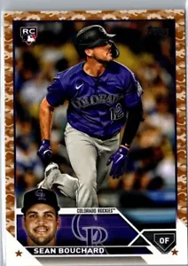 Sean Bouchard 2023 Topps Update Camo Parallel /25 RC Rookie Rockies #US216 - Picture 1 of 2