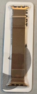 Smart Watch Armband Ersatz Premium Edelstahl, magnetisch, matt goldfarben - Bild 1 von 4