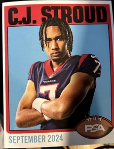 PSA MAGAZINE SEPTEMBER 2024  C.J. STROUD - FREE SHIPPING - NEW - PRICE GUIDE - Picture 1 of 2