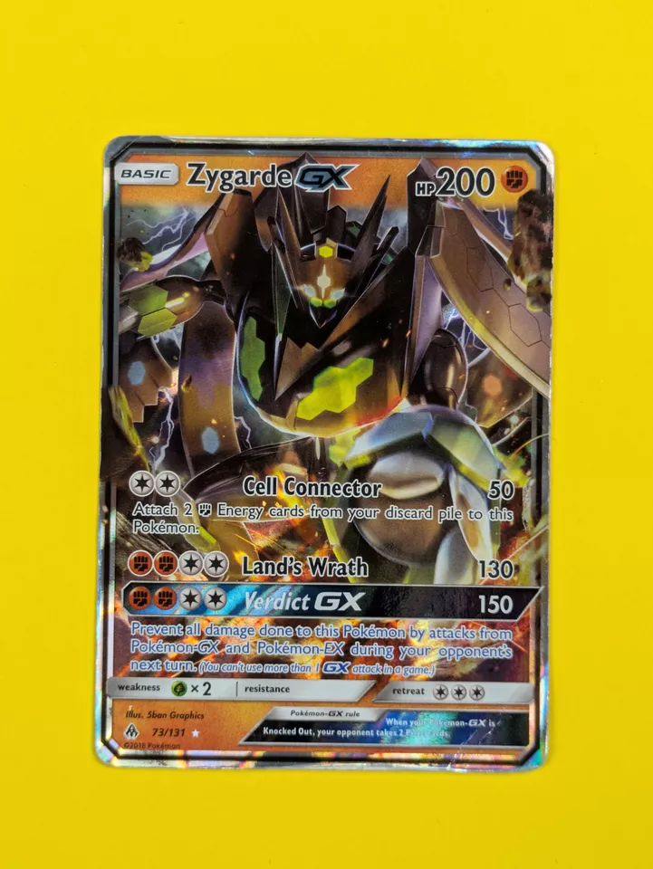Zygarde GX - 73/131 - Ultra Rare Forbidden Light - Pokemon Card - MP - Image 1 of 4