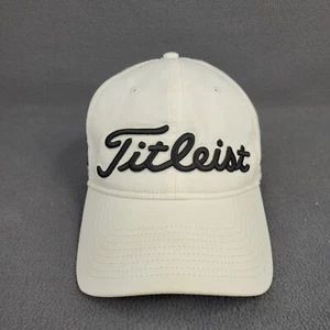 Titleist Golf Hat FootJoy White Adjustable Pro V1 Cap - Imagen 1 de 8
