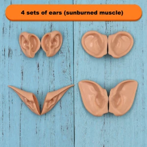 4sets 8pieces Doll Body Extra Resin Ears Paste Set for12" Blythe Doll makeup E03 - Picture 1 of 7