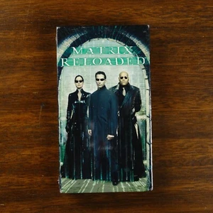 SEALED - The Matrix Reloaded - VHS SciFi Action - Keanu Reeves - GREAT CONDITION - Picture 1 of 6