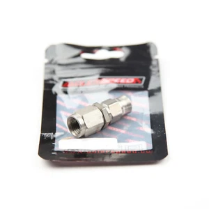 US SHIP Stainless Steel -3 AN AN3 Thread Straight Brake Hose End Fitting Adapter - Picture 1 of 5