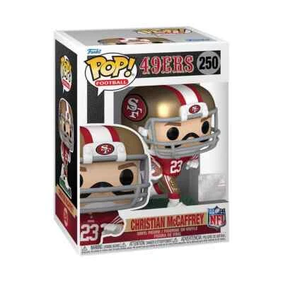 CHRISTIAN MCCAFFREY - SAN FRANCISCO 49ERS - FUNKO POP - BRAND NEW - NFL 79683