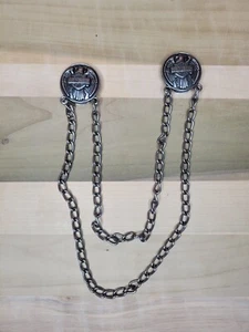 HARLEY DAVIDSON BAR & SHIELD EAGLE BELT CLIPS ON TO EXSISTING BELT BUCKLE  - Picture 1 of 3