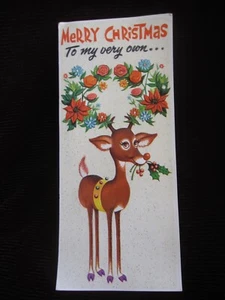 Vintage Whimsical Christmas Card 1969 - Picture 1 of 6